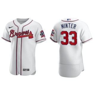 A.J. Minter White 2021 World Series 150th Anniversary Jersey