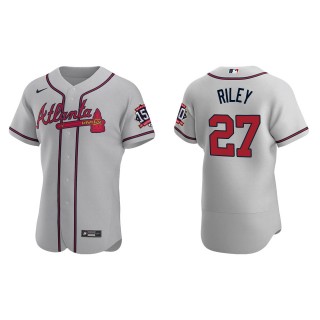 Austin Riley Gray 2021 World Series 150th Anniversary Jersey