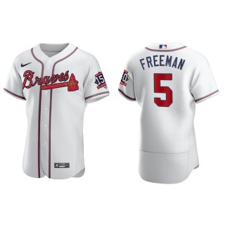 Freddie Freeman White 2021 World Series 150th Anniversary Jersey