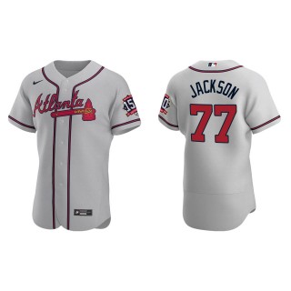 Luke Jackson Gray 2021 World Series 150th Anniversary Jersey
