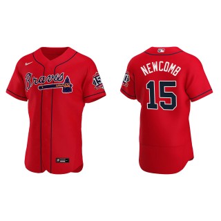 Sean Newcomb Red 2021 World Series 150th Anniversary Jersey