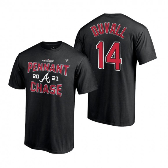 Atlanta Braves Adam Duvall Black 2021 Division Series Winner Locker Room T-Shirt