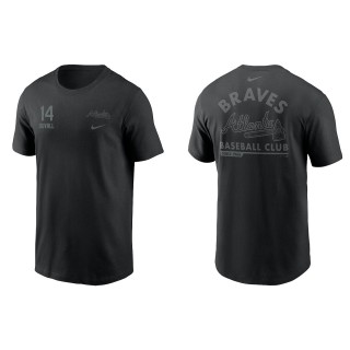 Adam Duvall Atlanta Braves Pitch Black Baseball Club T-Shirt