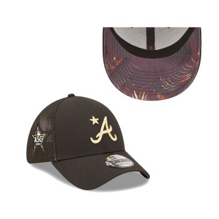 Men's Atlanta Braves Black 2022 MLB All-Star Game 39THIRTY Flex Hat