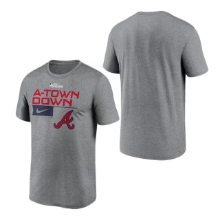 Atlanta Braves Charcoal 2023 Postseason Legend Performance T-Shirt