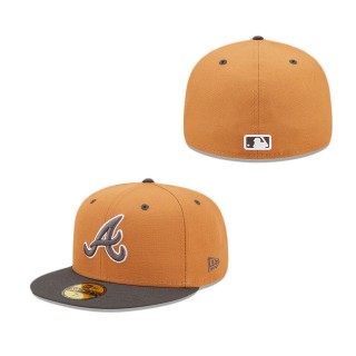 Atlanta Braves Color Pack Tan 59FIFTY Fitted Hat