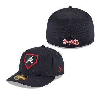 Men's Atlanta Braves Navy 2022 Clubhouse Low Profile 59FIFTY Fitted Hat