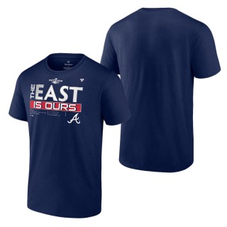 Men's Atlanta Braves Navy 2022 NL East Division Champions Locker Room Big & Tall T-Shirt