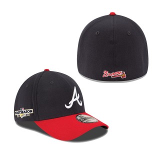 Men's Atlanta Braves Navy 2022 Postseason 39THIRTY Flex Hat