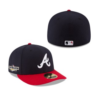 Men's Atlanta Braves Navy 2022 Postseason Side Patch 59FIFTY Fitted Hat