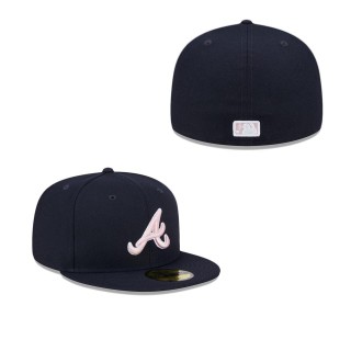 Atlanta Braves Navy 2024 Mother's Day On-Field 59FIFTY Fitted Hat