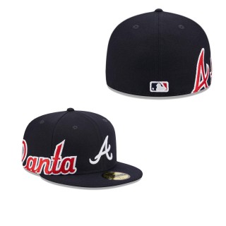 Men's Atlanta Braves Navy Arch 59FIFTY Fitted Hat