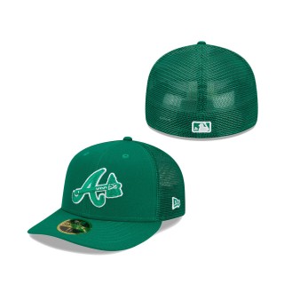 Atlanta Braves New Era 2022 St. Patrick's Day On-Field Low Profile 59FIFTY Fitted Hat Green