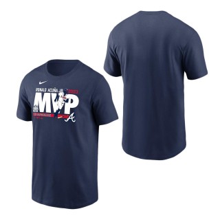 Atlanta Braves Ronald Acuna Jr. Nike Navy 2023 NL MVP T-Shirt