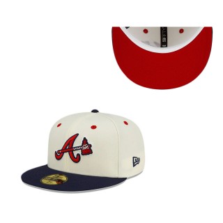 Atlanta Braves Summer Nights 59FIFTY Fitted Hat