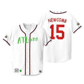 Atlanta Braves Sean Newcomb White 25th Anniversary Outkast Atliens Jersey