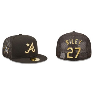 Austin Riley Atlanta Braves Black 2022 MLB All-Star Game On-Field 59FIFTY Fitted Hat