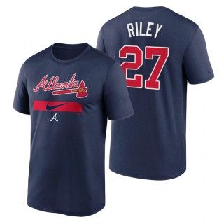 Atlanta Braves Austin Riley Navy City Legend Practice Performance T-Shirt