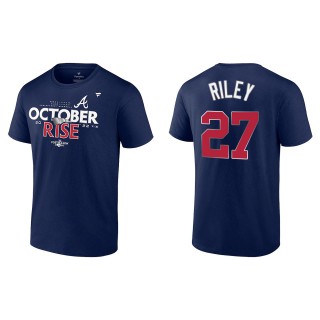 Austin Riley Atlanta Braves Fanatics Branded Navy 2022 Postseason Locker Room T-Shirt