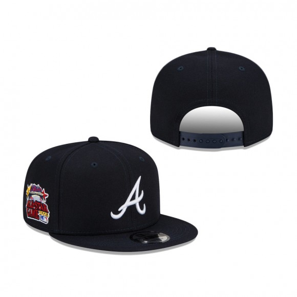 Atlanta Braves 2000 MLB All-Star Game Patch Up 9FIFTY Snapback Hat Navy