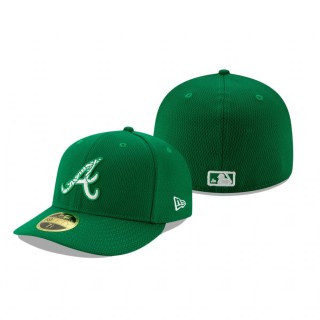 Atlanta Braves Kelly Green 2020 St. Patrick's Day On Field Low Profile 59FIFTY Fitted Hat