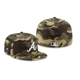 Atlanta Braves Camo 2021 Armed Forces Day 59FIFTY Hat