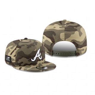 Atlanta Braves Camo 2021 Armed Forces Day 9FIFTY Adjustable Hat