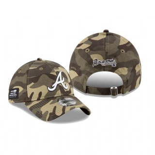 Atlanta Braves Camo 2021 Armed Forces Day 9TWENTY Hat