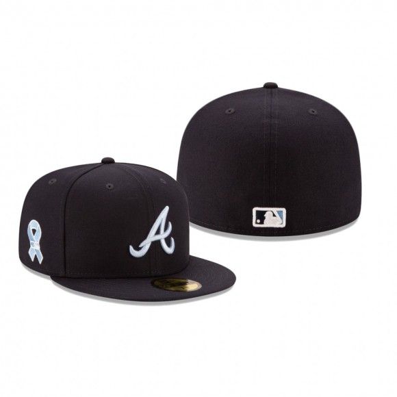 Atlanta Braves Navy 2021 Father's Day 59FIFTY Fitted Hat