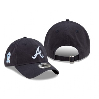 Atlanta Braves Navy 2021 Father's Day 9TWENTY Adjustable Hat