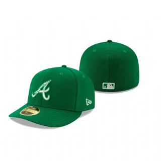 Atlanta Braves Kelly Green 2021 St. Patrick's Day Low Profile 59FIFTY Hat