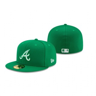 Atlanta Braves Kelly Green 2021 St. Patrick's Day On Field 59FIFTY Hat