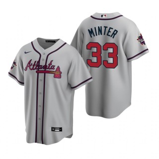 Atlanta Braves A.J. Minter Gray 2021 MLB All-Star Game Replica Jersey