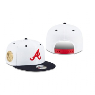 Atlanta Braves White Americana 9FIFTY Snapback Hat