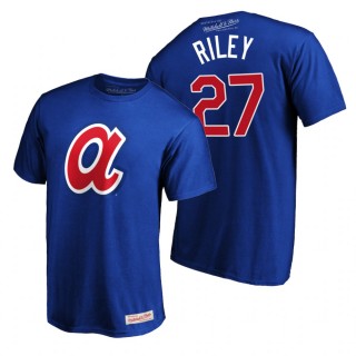 Atlanta Braves Austin Riley Royal Cooperstown Collection Forbes Team T-Shirt