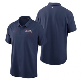 Atlanta Braves Nike Navy Authentic Collection Performance Polo