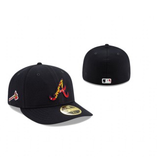 Atlanta Braves Navy Batting Practice Low Profile 59FIFTY Hat