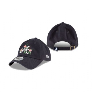 Atlanta Braves Navy Bloom Casual Classic Hat
