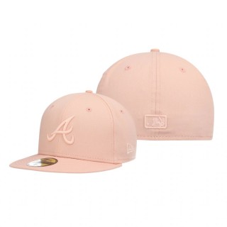 Atlanta Braves Pink Blush Sky Tonal 59FIFTY Fitted Hat