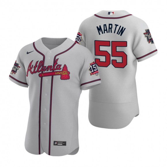 Atlanta Braves Chris Martin Gray 2021 MLB All-Star Game Authentic Jersey