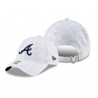 Atlanta Braves White Coded 9TWENTY Adjustable Hat