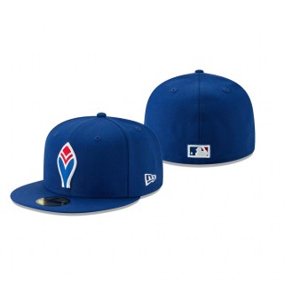 Braves Royal Cooperstown Collection Alt Logo Pack 59FIFTY Fitted Hat