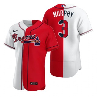 Atlanta Braves Dale Murphy Nike White Red Authentic Split Jersey