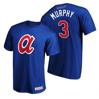Atlanta Braves Dale Murphy Royal Cooperstown Collection Forbes Team T-shirt