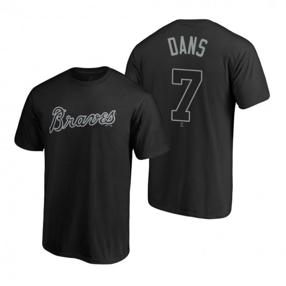 Atlanta Braves Dansby Swanson Dans Black 2019 Players' Weekend Name & Number T-Shirt