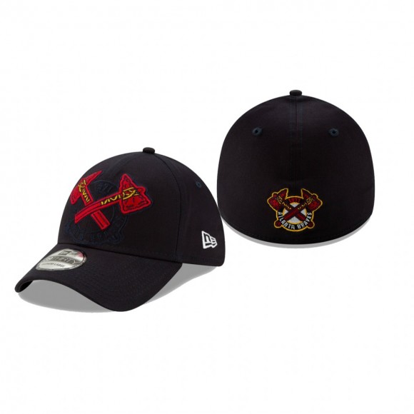 Atlanta Braves Navy Elements 39THIRTY Flex Hat