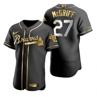 Atlanta Braves Fred McGriff Nike Black Gold Edition Authentic Jersey