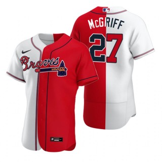 Atlanta Braves Fred McGriff Nike White Red Authentic Split Jersey