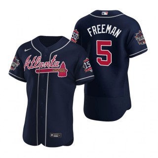 Atlanta Braves Freddie Freeman Navy 2021 MLB All-Star Game Authentic Jersey