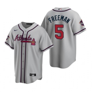 Atlanta Braves Freddie Freeman Gray 2021 MLB All-Star Game Replica Jersey